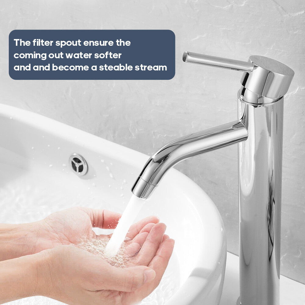 Decaura Bath Basin Mixer Tap Vanity Faucet Single Handle Tapware with Pop Waste