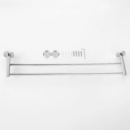 Decaura towel rail racks toilet roll holder robe hooks bathroom Accessories set