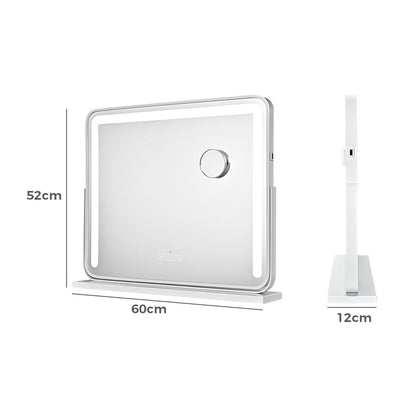 Simplus Bluetooth LED Hollywood Mirror Makeup Vanity Mirrors with Lights 60X52CM