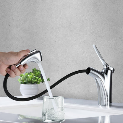 Decaura Bath Basin Mixer Tap Vanity Faucet Single Handle Tapware with Pop Waste