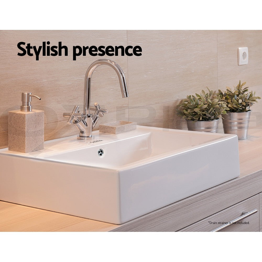 Cefito Bathroom Basin Ceramic Basins Vanity Sink Above Counter White Wash Bowl