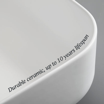 Simplus Bathroom Ceramic Basin Vanity Sink Hand Wash Bowl Above Counter 39X39CM