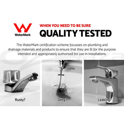Cefito Bathroom Taps Basin Mixer Tap Laundry Faucet Sink Swivel Black