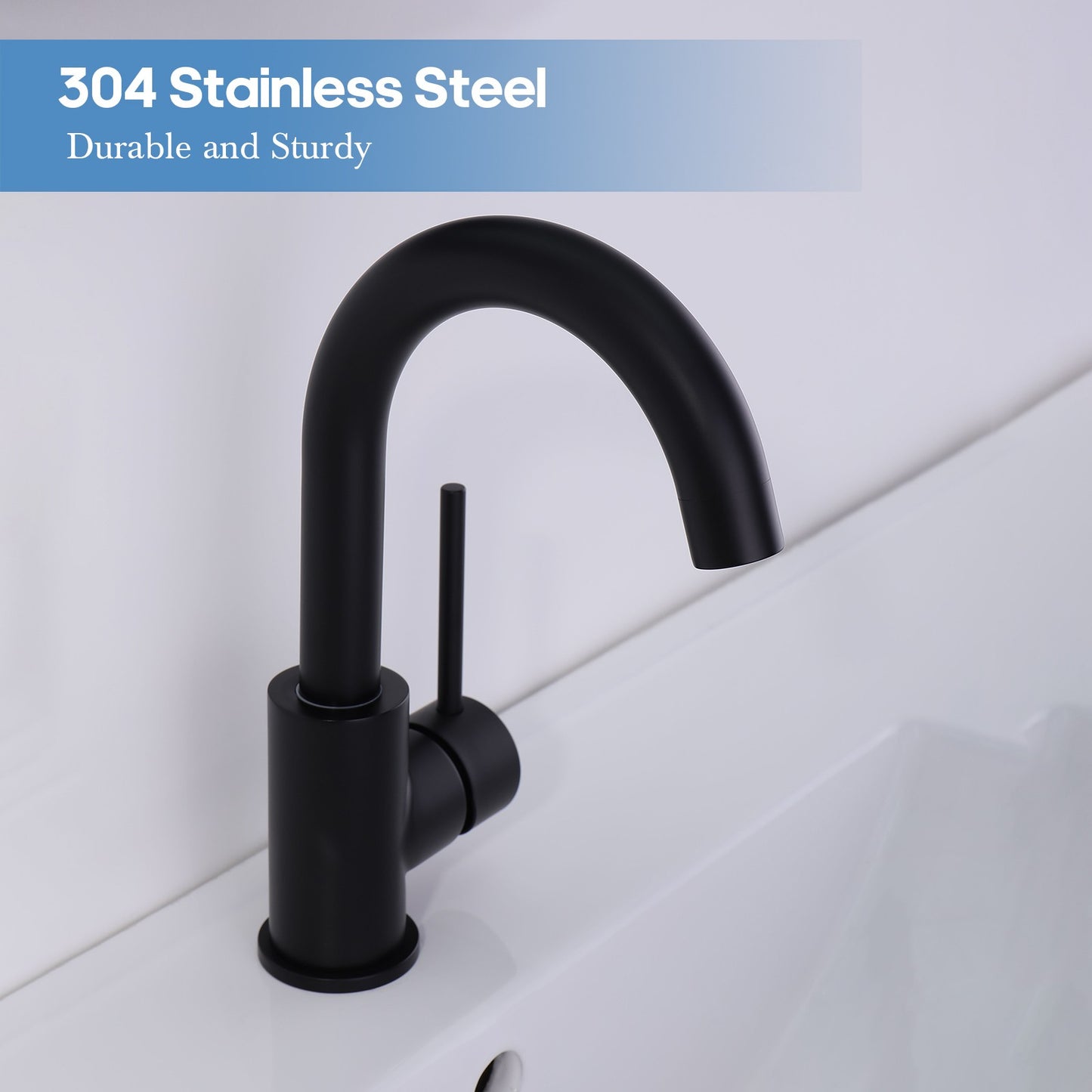 Decaura Bathroom Basin Vanity Mixer Tap Brushed Nickel/Chrome/Black/Brushed Gold