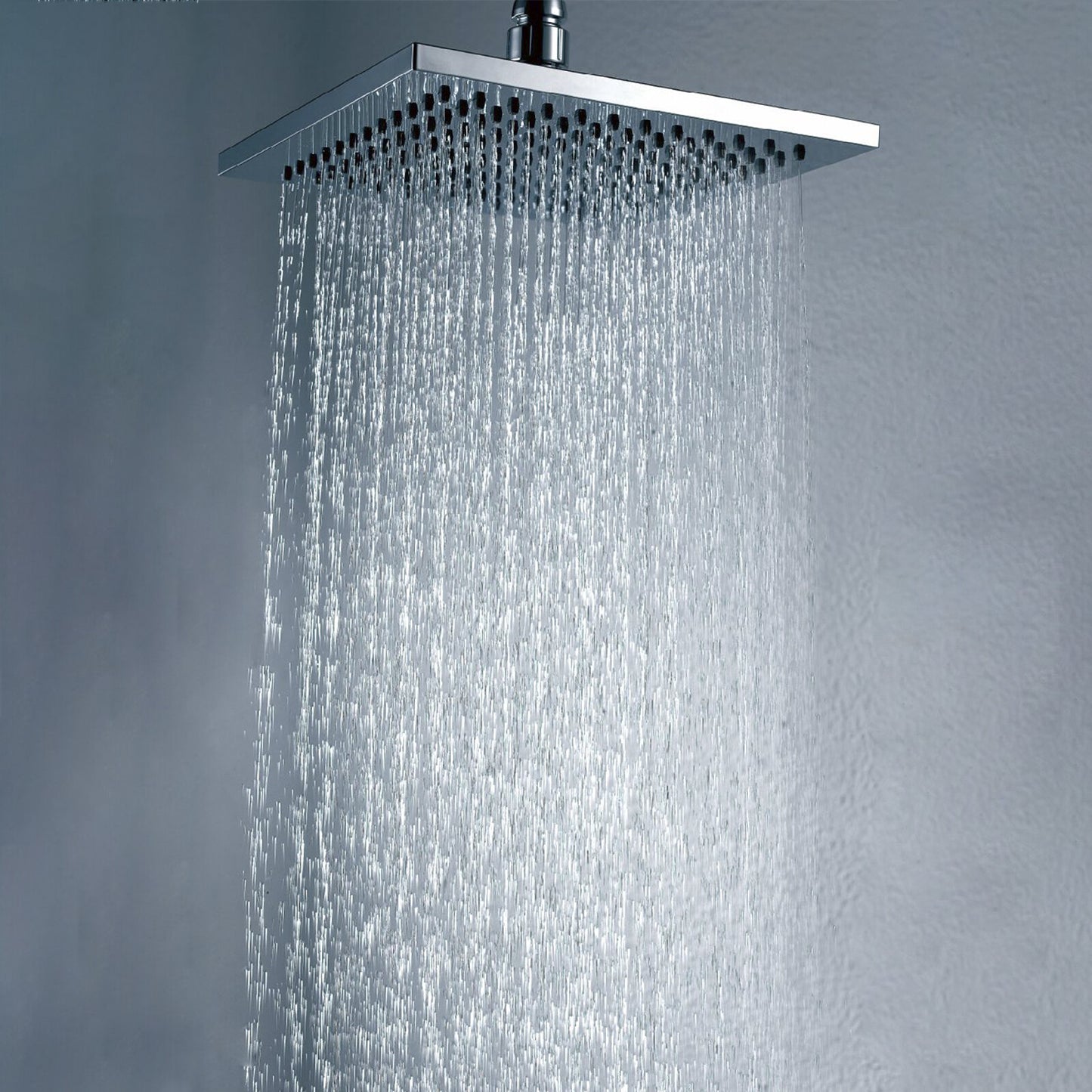 Decaura Rain Shower Head 8" 9" 10" 12" Round Square Chrome Black Gold Swivel