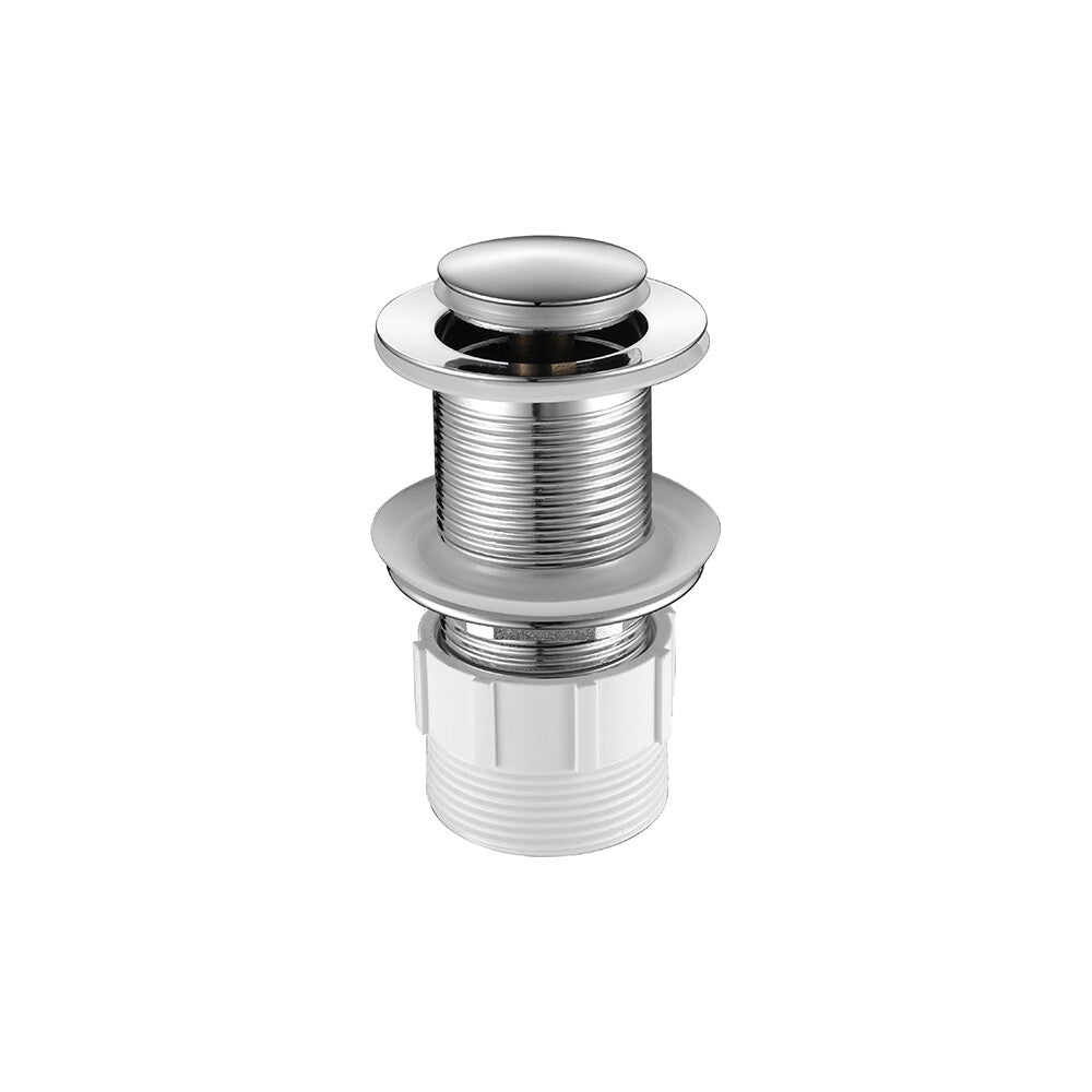 Decaura Pop Up Waste without Overflow Vanity Basin Push Plug Drain 32mm Chrome