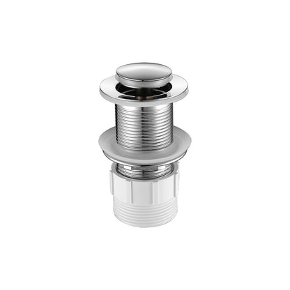 Decaura Pop Up Waste without Overflow Vanity Basin Push Plug Drain 32mm Chrome