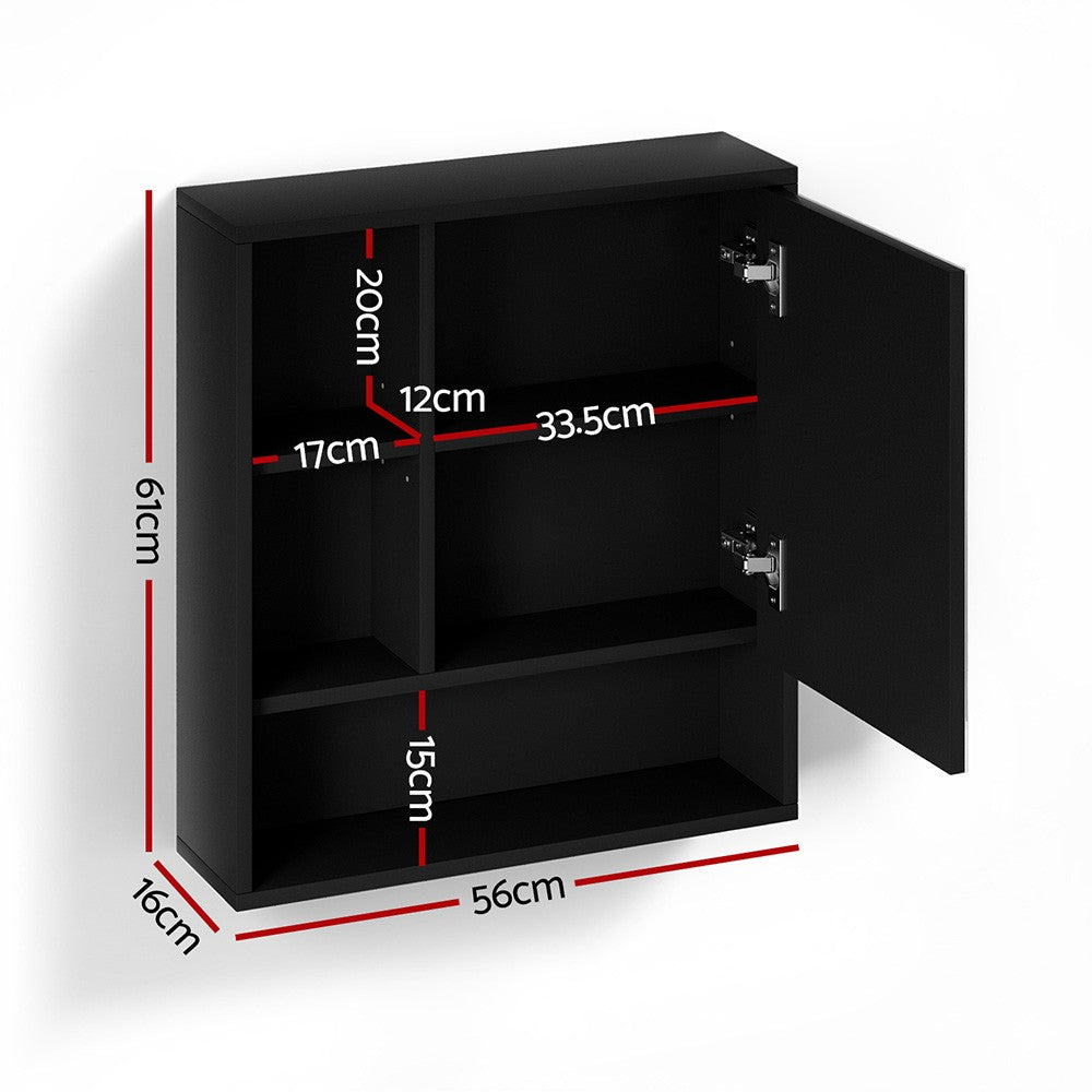 Cefito 560mm Bathroom Mirror Cabinet Medicine Adjustable Shelf Wall Mounted