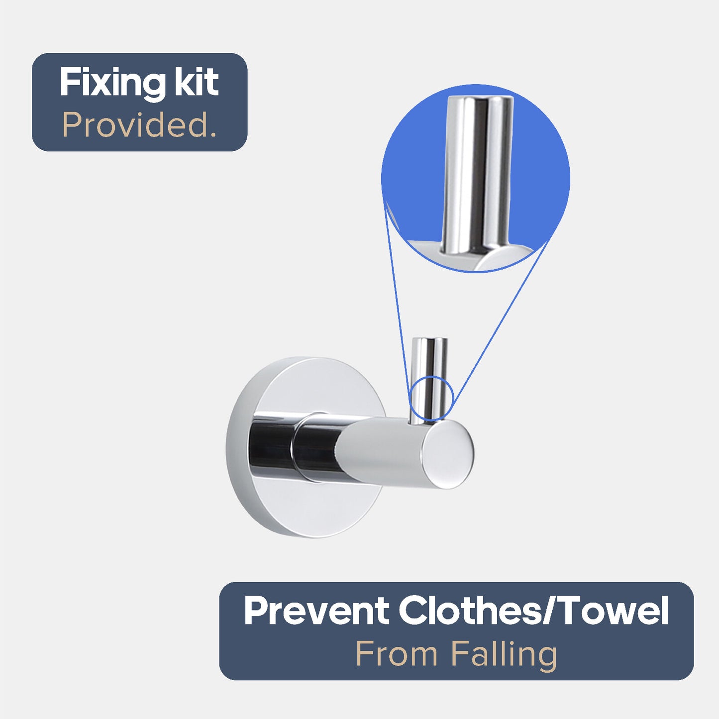 Decaura towel rail racks toilet roll holder robe hooks bathroom Accessories set