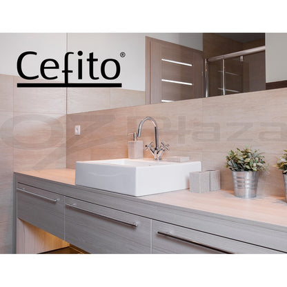 Cefito Bathroom Basin Ceramic Basins Vanity Sink Above Counter White Wash Bowl