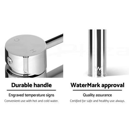 Cefito Bathroom Taps Basin Mixer Tap Laundry Faucet Sink Swivel Chrome Silver