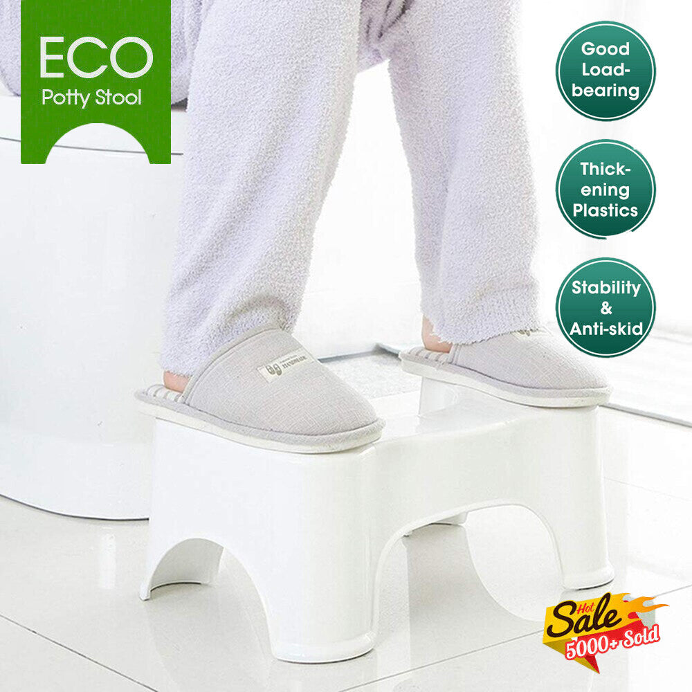 Sit & Squat Squatty Potty Stool Eco NON-SLIP Toilet Step Stool Healthy Bathroom