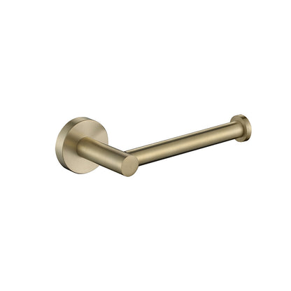 Decaura toilet roll holder brushed gold bathroom wall hanger towel rack rail bar