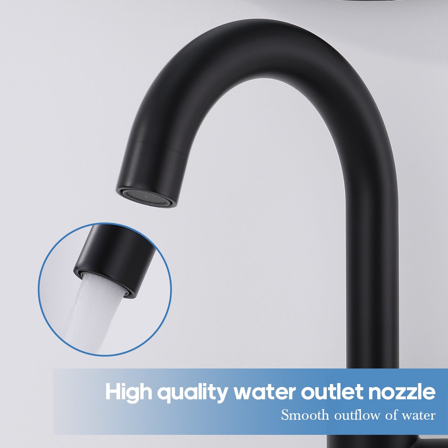 Decaura Bathroom Basin Vanity Mixer Tap Brushed Nickel/Chrome/Black/Brushed Gold