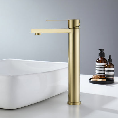 Decaura Bath Basin Mixer Tap Vanity Faucet Single Handle Tapware with Pop Waste