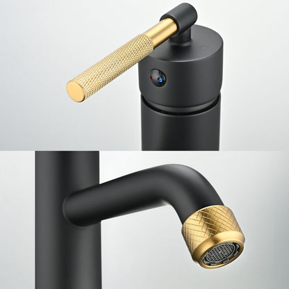 Simpuls Bathroom Basin Mixer Tap SS304 Bath Tub Vanity Spout Faucet Black