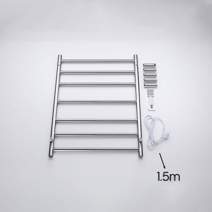 Decaura Heated Towel Rail Rack 304 Stainless Steel Freestanding/Wall Mounted