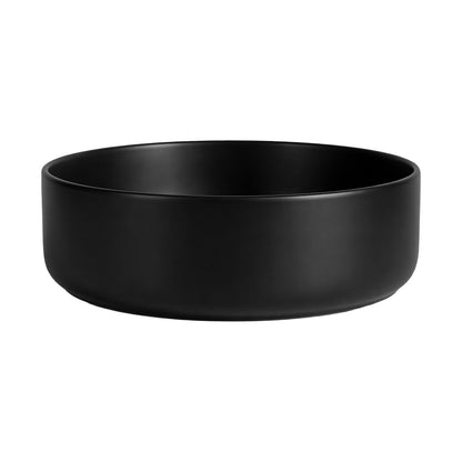 Cefito Bathroom Basin Ceramic Vanity Sink Vessel Bowl Wash Matte Black Round Top