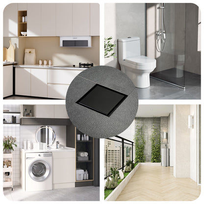 Decaura Shower Grate Drain Floor Waste Stainless Steel Tile Insert/Strip