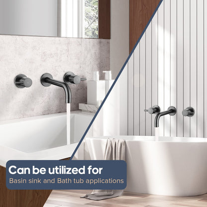 Decaura Bath Spout Wall Water Spout Basin Shower Mixer Taps Tapware Set Bathroom