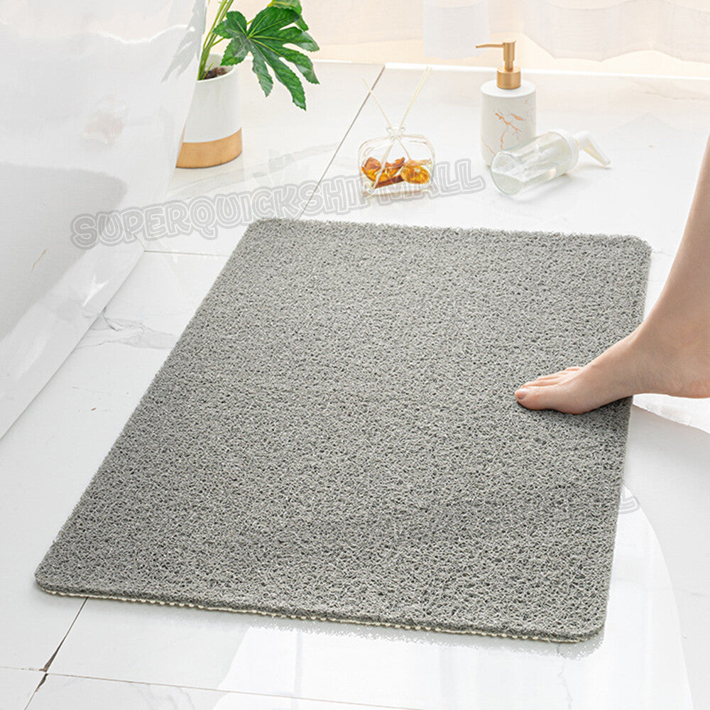 Hydro Wonder Super Comfy Shower Mat Non Slip Never Stains or Blocks Drain Grey A