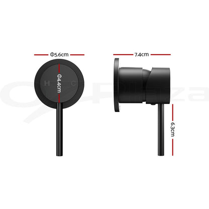 Cefito Bathroom Mixer Shower Wall Tap Faucet Basin Sink Bathtub Brass Black