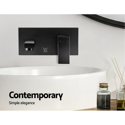 Cefito Bathroom Basin Mixer Tap Laundry Faucet Vanity Sink Swivel Black