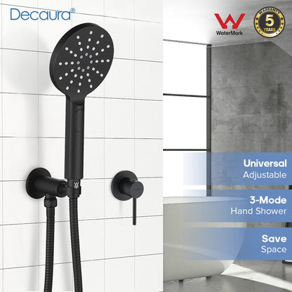 Decaura Hand Held Shower Head Set Shower Handset 3-Mode Sprayer Shower Taps