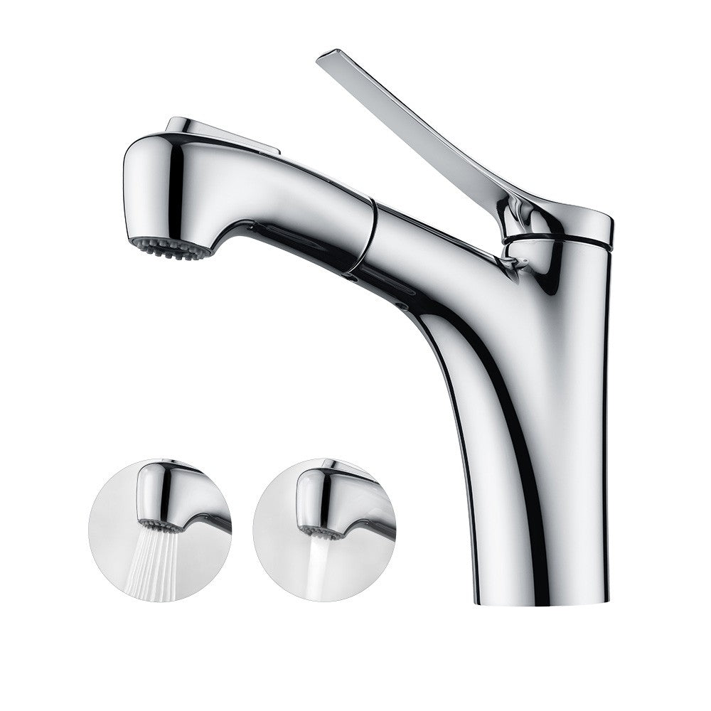 Decaura Bath Basin Mixer Tap Vanity Faucet Single Handle Tapware with Pop Waste