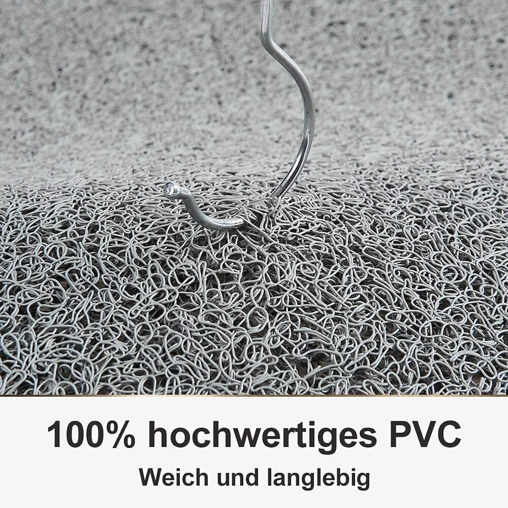 Loofah Bathroom Shower Mat Non Slip Anti Mould PVC Bath Mat Quick Drying 60cm