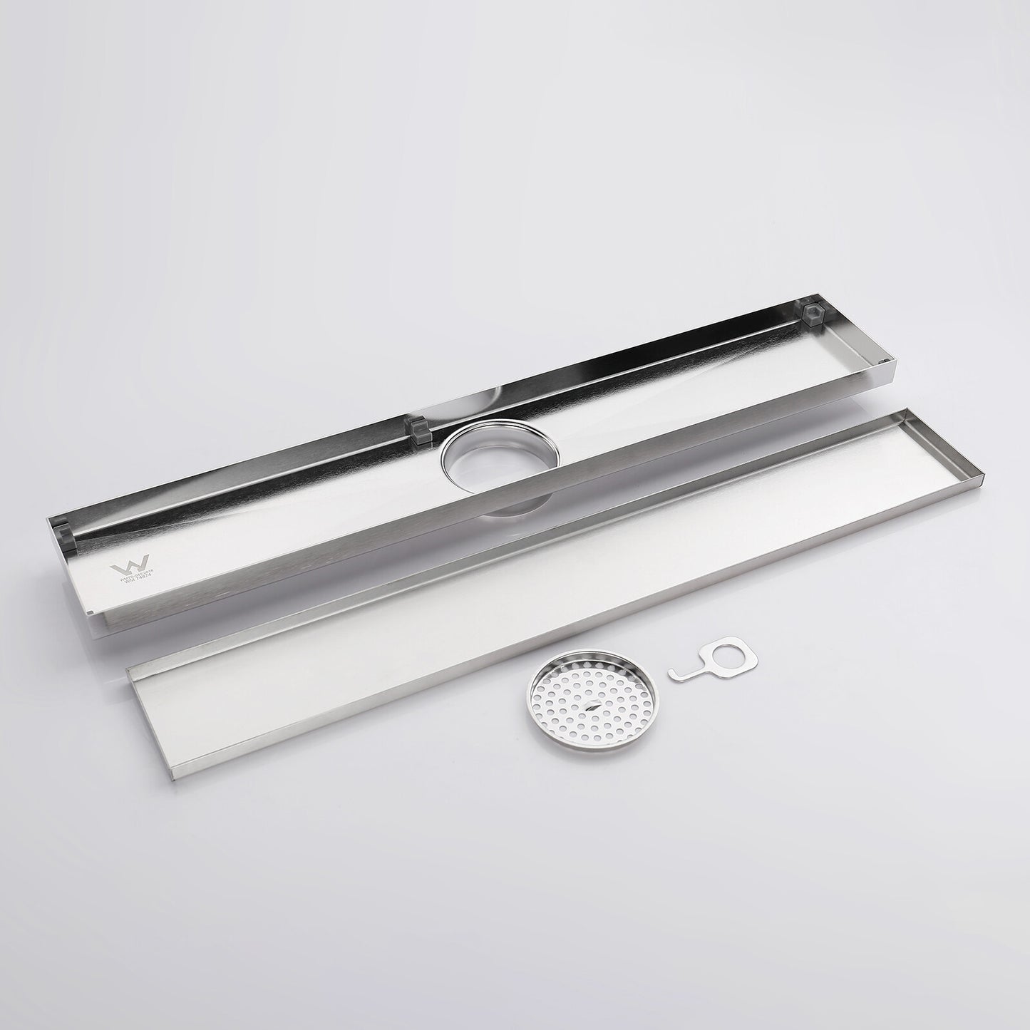 Decaura Shower Grate Drain Floor Waste Stainless Steel Tile Insert/Strip