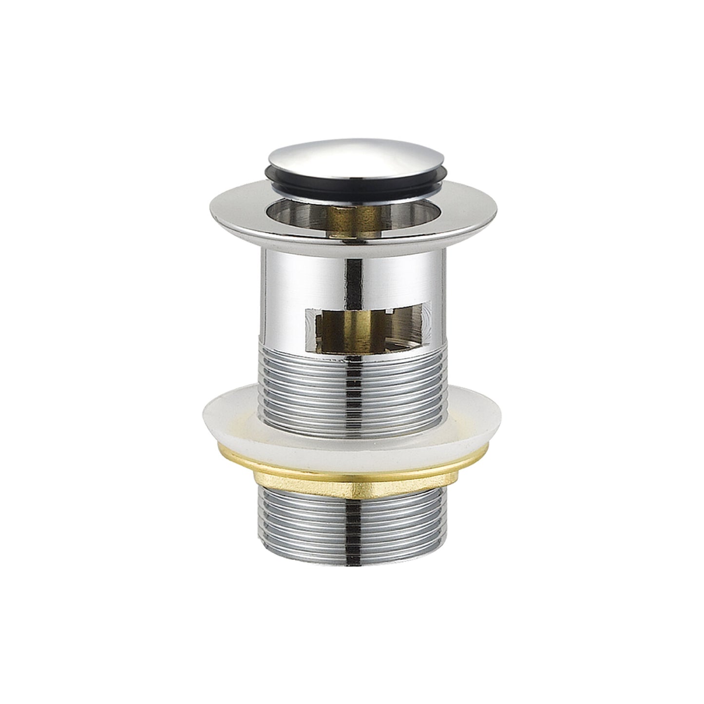 Decaura Pop Up Waste with Overflow Vanity Basin Push Plug Drain 32mm Chrome