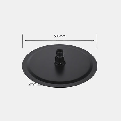 12 inch Rain Shower Head Ultra-thin 304 Stainless Steel Bathroom 2mm thick
