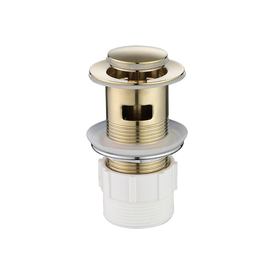 Decaura Pop Up Waste with Overflow Brushed Gold for Bathroom Basin Vanity