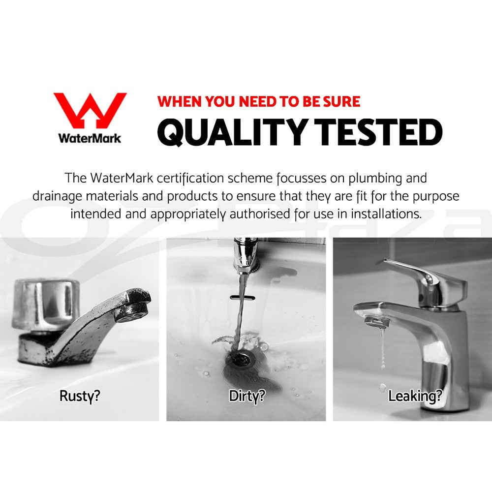 Cefito Bathroom Taps Basin Mixer Tap Faucet Sink Laundry Brass Swivel Black