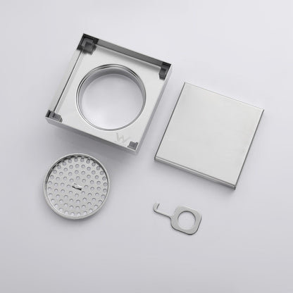 Decaura Shower Grate Drain Floor Waste Stainless Steel Tile Insert/Strip