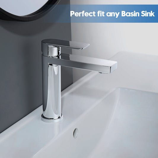 Decaura Bathroom Taps Basin Mixer Tap Bathroom Sink Mixer Taps Chrome