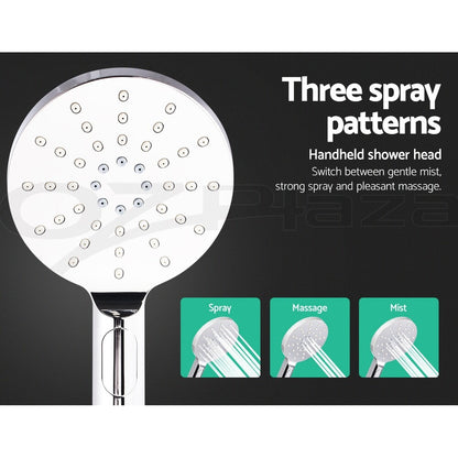 Cefito  9'' Rain Shower Head Mixer Round Handheld High Pressure Wall Chrome