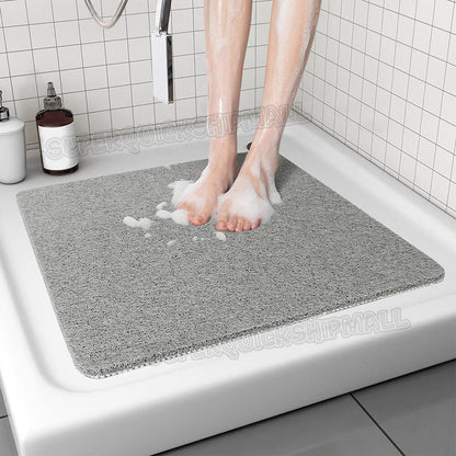Hydro Wonder Super Comfy Shower Mat Non Slip Never Stains or Blocks Drain Grey A