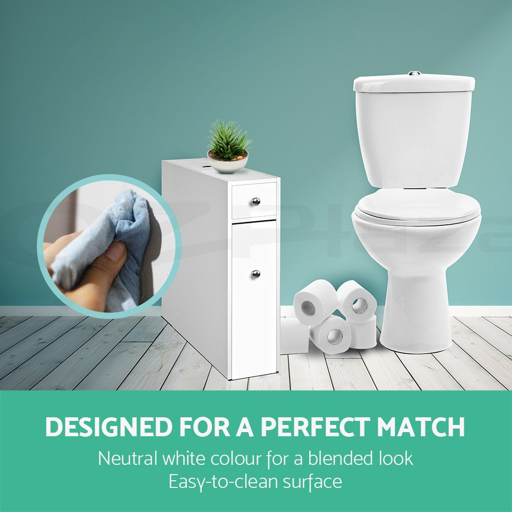 Artiss Bathroom Storage Cabinet Toilet Tissue Box Caddy Holder Side Cupboard