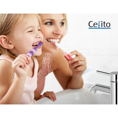 Cefito Bathroom Taps Basin Mixer Tap Laundry Faucet Sink Swivel Chrome Silver