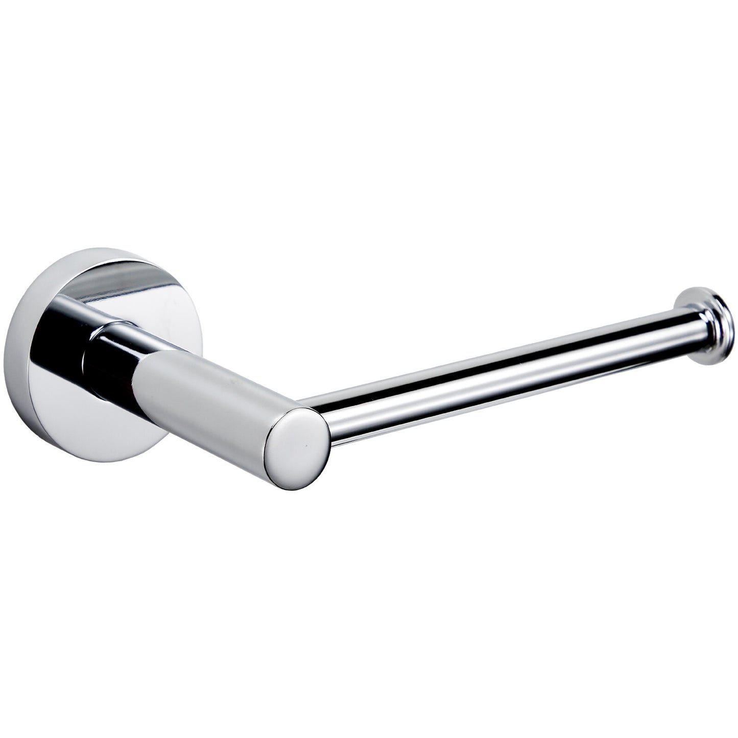 Wall Mounted Holder Set Towel Rack Batoroom Toilet Paper Holder Robe Hook Chrome