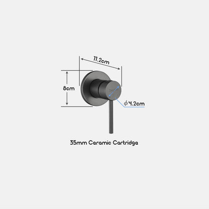 Decaura 180° swivel bath spout water spouts wall tapware mixer taps bathroom