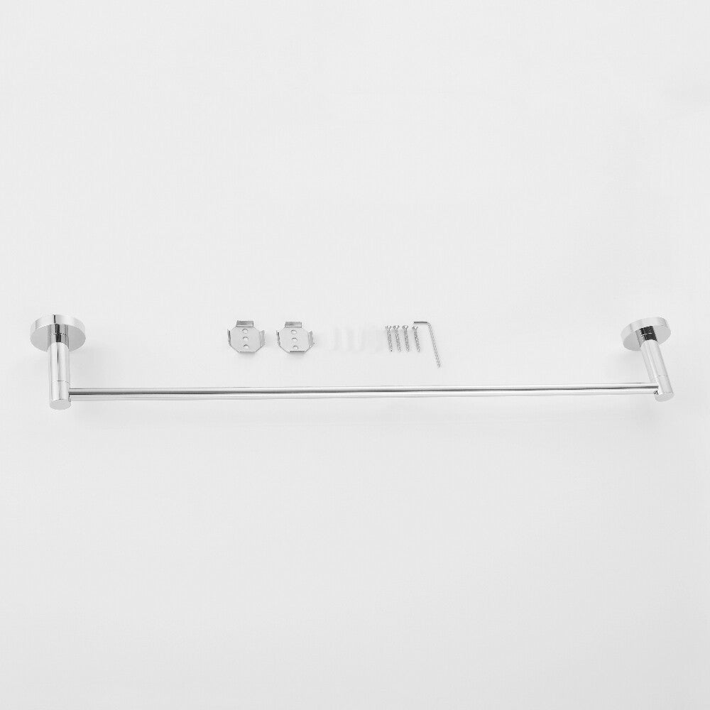 Towel Racks 600mm 750mm Toilet Roll Holder Robe Hook Chrome Black Brushed Gold