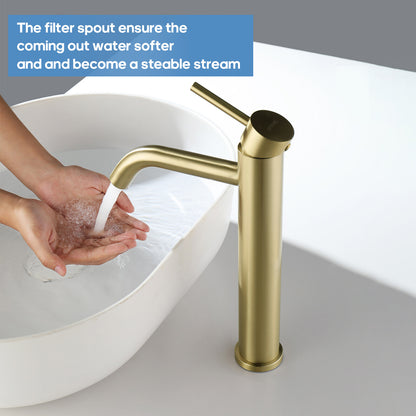 Decaura Bath Basin Mixer Tap Vanity Faucet Single Handle Tapware with Pop Waste