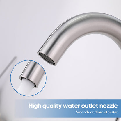 Decaura Bathroom Basin Vanity Mixer Tap Brushed Nickel/Chrome/Black/Brushed Gold
