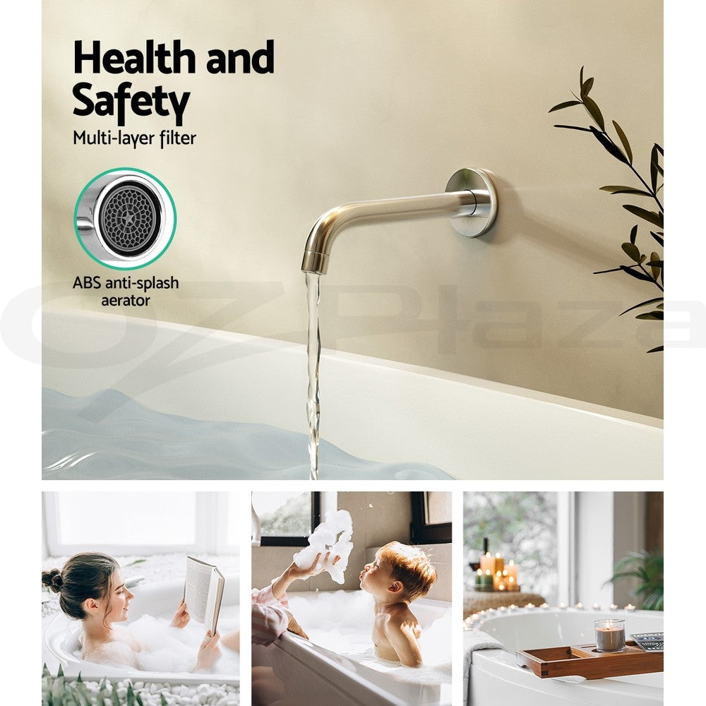 Cefito Bathroom Spout Tap Water Outlet Bathtub Wall Mounted Chrome