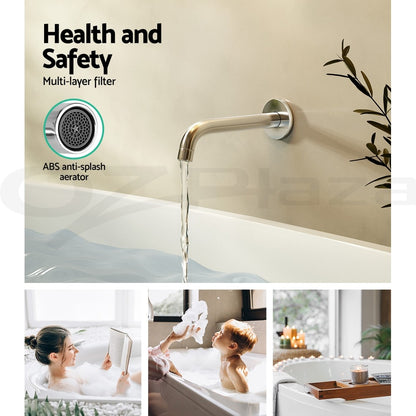Cefito Bathroom Spout Tap Water Outlet Bathtub Wall Mounted Chrome
