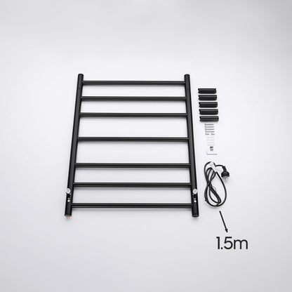 Decaura Heated Towel Rail Rack 304 Stainless Steel Freestanding/Wall Mounted