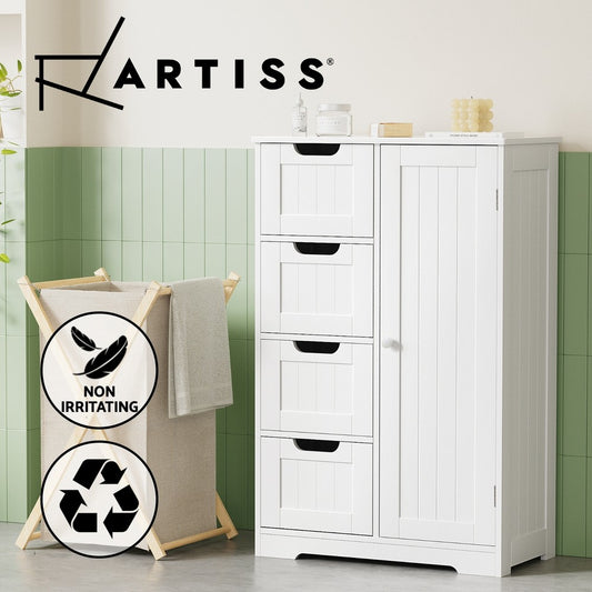 Artiss Bathroom Storage Cabinet Chest of Drawers Laundry Toilet Cupboard Kitchen